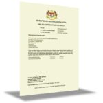 Tambah Kod Bidang MOF